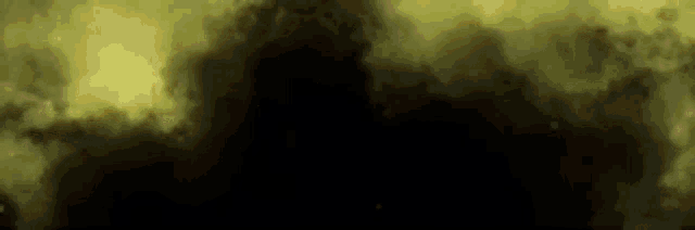 it looks like smoke is coming out of a hole in the sky .