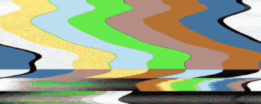 a computer generated image that looks like a rainbow of colors
