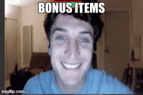 Bonus Items Bonus GIF - Bonus Items Bonus Item GIFs