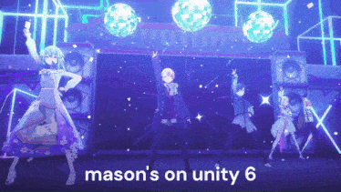 mason 's on unity 6 is written on the bottom of a video
