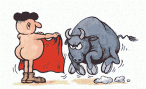 Funny Bull GIF - Funny Bull Showing Of Butt GIFs