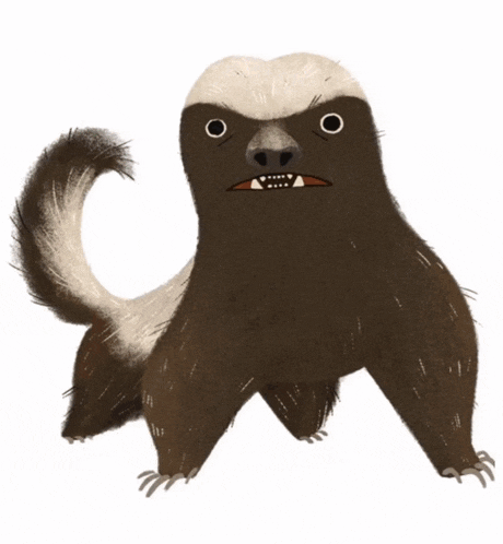 a cartoon drawing of a sloth wearing american flag sunglasses and smoking a cigarette