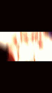 a blurred image of a fire with the word volcoot in the corner