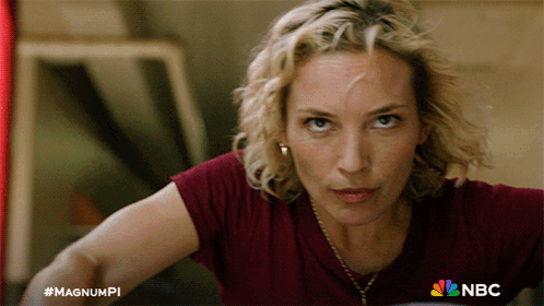 I'M Coming Juliet Higgins GIF - I'm coming Juliet higgins Magnum pi