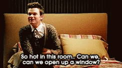Glee Hot GIF - Glee Hot Open A Window GIFs