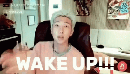Namjoon Bts Namjoon GIF - Namjoon Bts Namjoon Wake Up GIFs