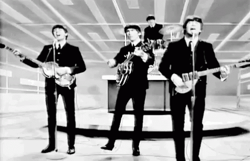 The Beatles On Stage GIF - The Beatles On Stage John Lennon GIFs