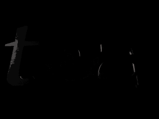 a black and white photo of a triangle and a triangle shaped object
