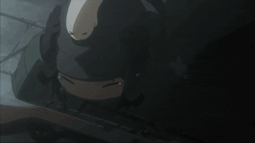 a close up of a person 's face with the words " yuu " on the bottom right