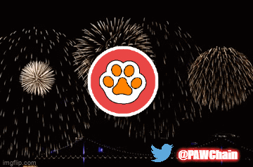 Pawchain Pawswap GIF - Pawchain Pawswap Pawchain Fireworks GIFs
