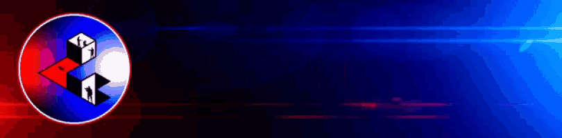a blue and red banner that says maintenance in red letters