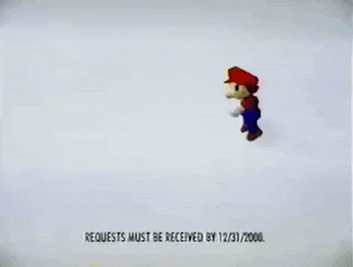a red toy car is driving on a white surface with requests must be received by 12/31/2000 .