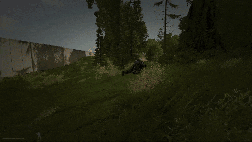 a screenshot of a video game shows a person laying on the ground