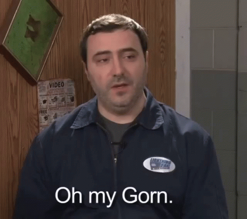 Oh My Gorn Mike Stoklasa GIF - Oh My Gorn Mike Stoklasa Red Letter Media GIFs