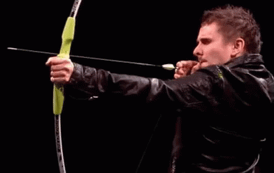 Matt Bellamy Muse GIF - Matt Bellamy Muse Archery GIFs