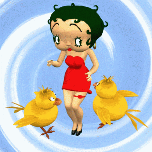 Betty Boop Easter Betty Boop Chicks GIF - Betty Boop Easter Betty Boop Chicks Betty Boop Dancing GIFs