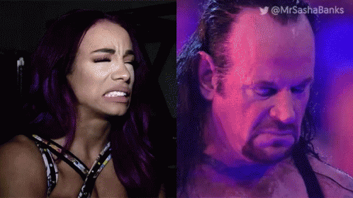 Sasha Banks Possessed GIF - Sasha Banks Possessed Undertaker GIFs