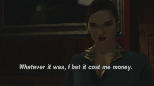 Gtagif Gta One Liners GIF - Gtagif Gta One Liners Whatever It Was I Bet It Cost Me Money GIFs