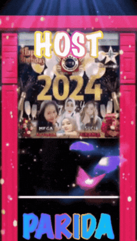 a poster that says host 2024 and parida