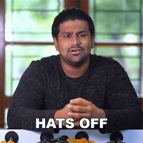 Hats Off Ashwin Ganesh GIF - Hats Off Ashwin Ganesh C4etech GIFs