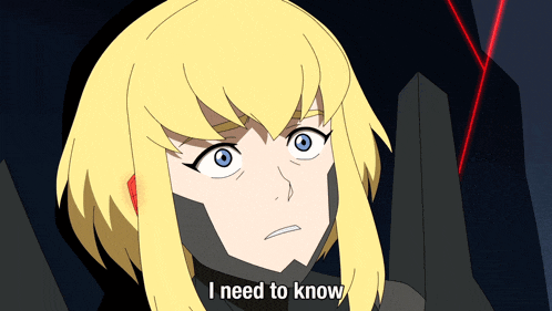 a cartoon character says i need to know in a dark room
