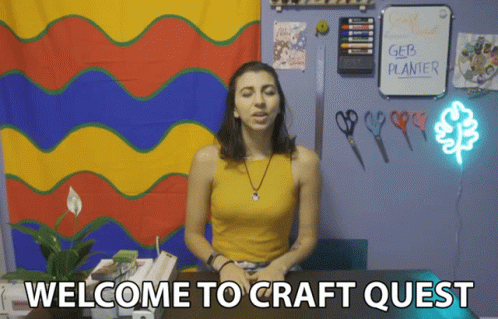 Welcome To Craft Quest Gabi GIF - Welcome To Craft Quest Gabi Myladysprout GIFs