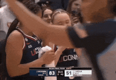 the uconn women 's basketball team is playing the ucla women 's basketball team in the ncaa final four