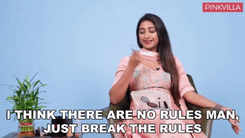 I Think There Are No Rules Man Just Break The Rules Mohena Kumari Singh GIF - I Think There Are No Rules Man Just Break The Rules Mohena Kumari Singh Pinkvilla GIFs