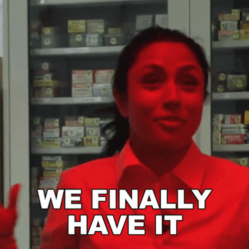 We Finally Have It Michelle Khare GIF - We Finally Have It Michelle Khare We Have It At Last GIFs