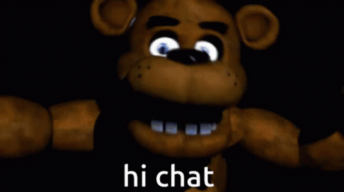 Hi Chat Five Nights At Freddys GIF - Hi Chat Five Nights At Freddys Fnaf GIFs