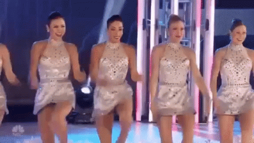 Hit It Girls GIF - Radio City Rockettes Dance Dancing GIFs
