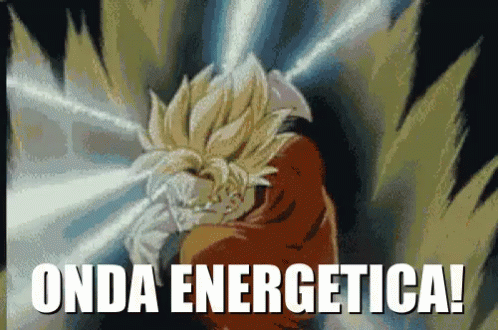 Onda Energetica Dragonball Dragon Ball Goku Mossa Di Potere GIF - Energetic Wave Kamehameha Dragon Ball Saga GIFs