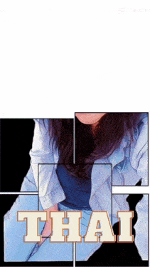 a picture of a woman with the word thai in the corner