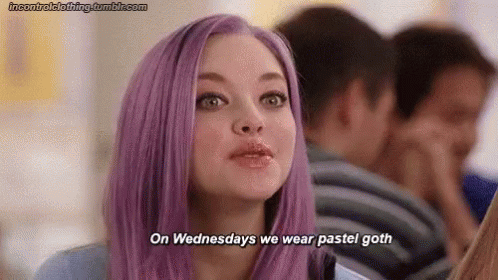 Wednesday Goth GIF - Wednesday Goth Pastel GIFs