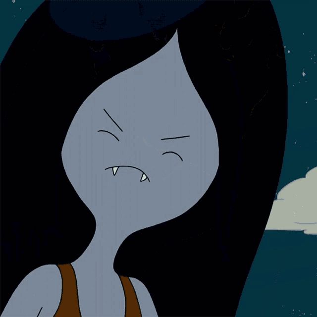 a cartoon of a woman with fire coming out of her eyes