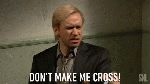 Dont Make Me Cross Dont You Dare GIF - Dont Make Me Cross Dont You Dare Pointing GIFs