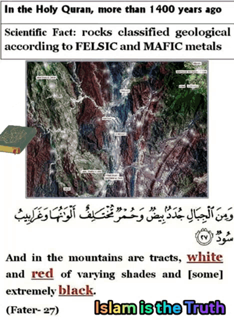 a poster that says islam is the truth