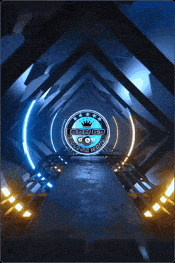 a screen shows a logo that says bom 69 on it