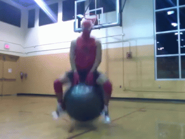 Spider On The Court GIF - Dance Spiderman Basketball GIFs