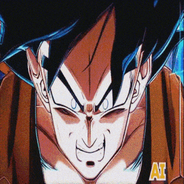 a close up of a cartoon character with the letter a on the bottom right