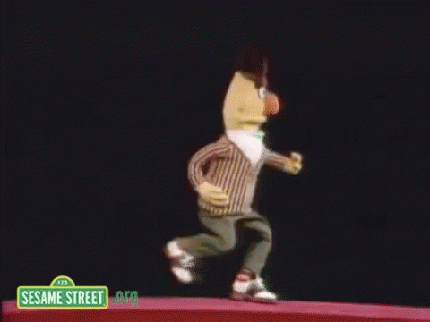 Bert Dancing GIF - Bert Dancing Tony Provost GIFs