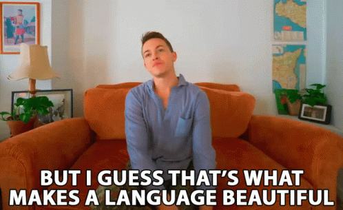 But I Guess Thats What Makes A Language Beautiful Damon Dominique GIF - But I Guess Thats What Makes A Language Beautiful Damon Dominique Beautiful Language GIFs