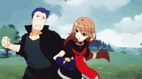 Ryoko Okami Fighting GIF - Ryoko Okami Fighting Okami San And Her Seven Companions GIFs