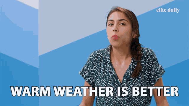 Warm Weather Is Better Sunny GIF