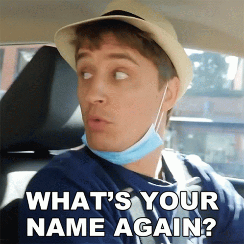 Whats Your Name Again Danny Mullen GIF - Whats Your Name Again Danny Mullen Can You Tell Me Your Name Again GIFs