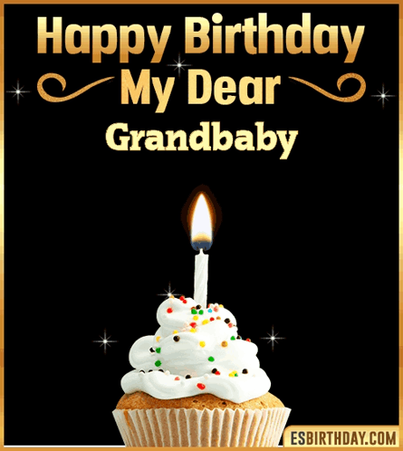 Happy Birthday Grandbaby GIF