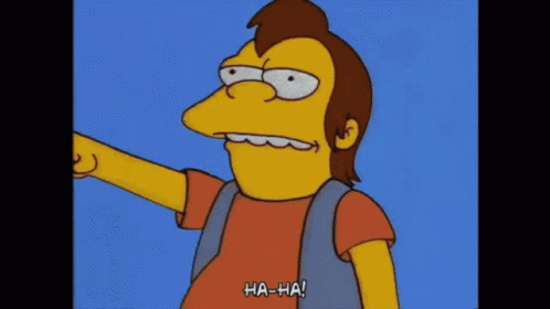 Haha Simpsons GIF - Haha Simpsons I Meant It GIFs