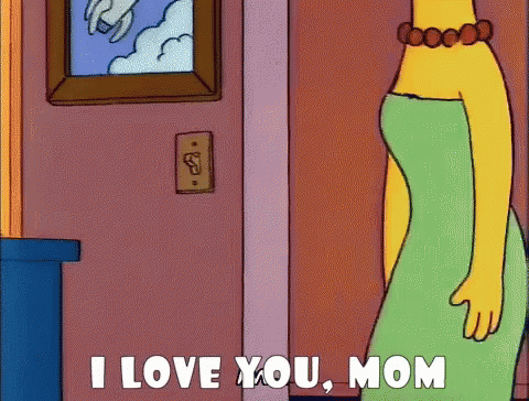 Mothers Day Simpsons GIF - Mothers Day Simpsons Love Mom GIFs