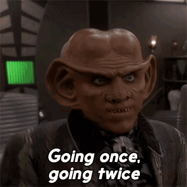 Going Once Going Twice Sold Quark GIF - Going Once Going Twice Sold Quark Star Trek GIFs