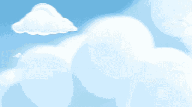 a colorful dragon is flying through the sky with two people riding on it